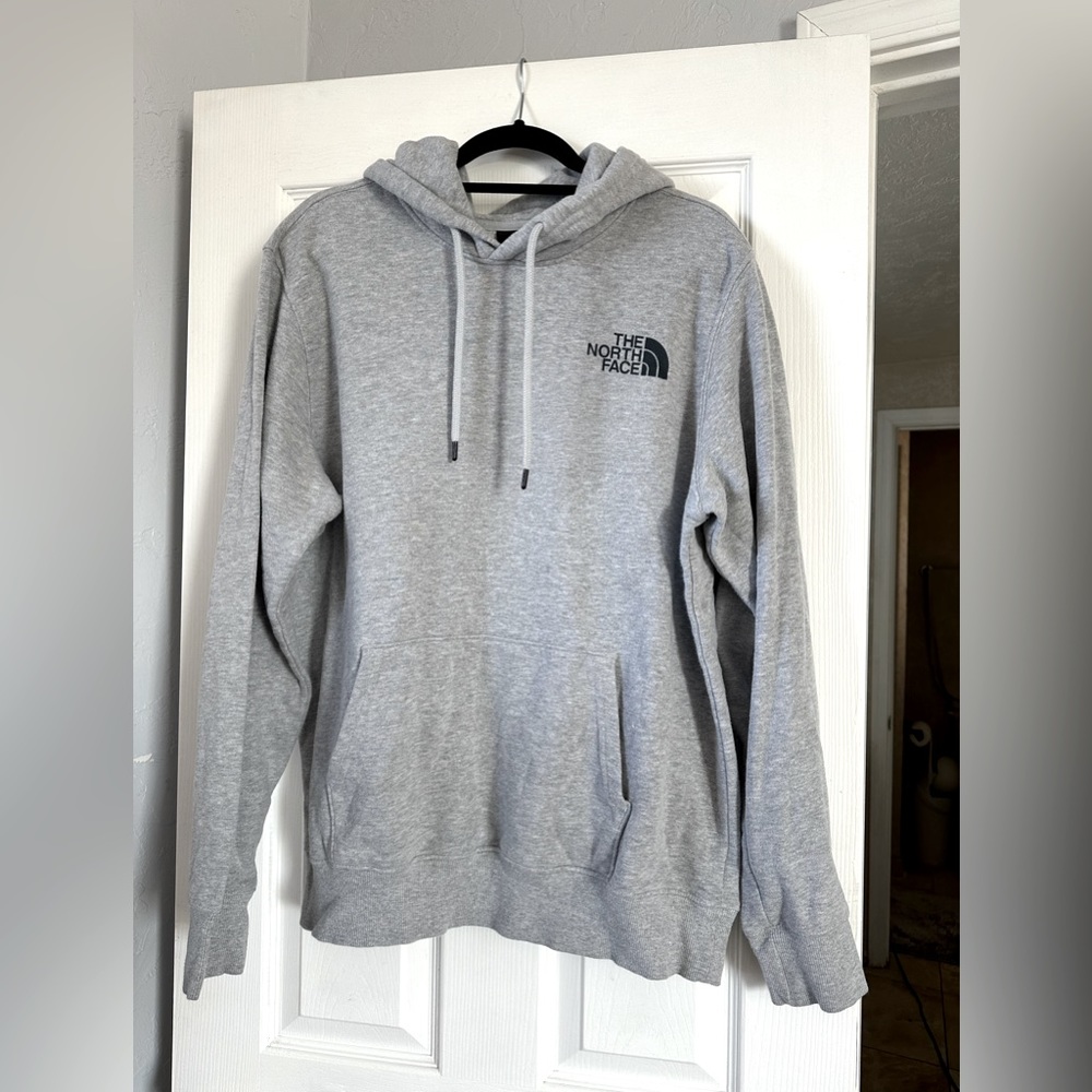Northface hoodie grey men’s size L
